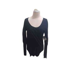 Iammai new with tags black Scoop neck long sleeve unstoppable